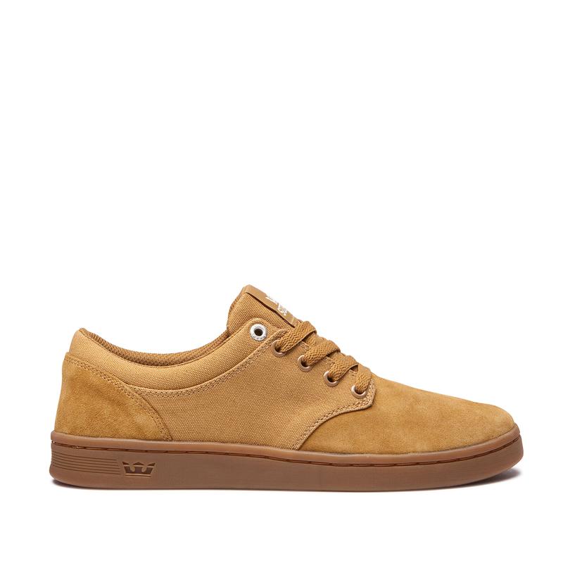 Zapatillas Bajas Supra Argentina Hombre - CHINO COURT Marrones (NXZEH-1279)